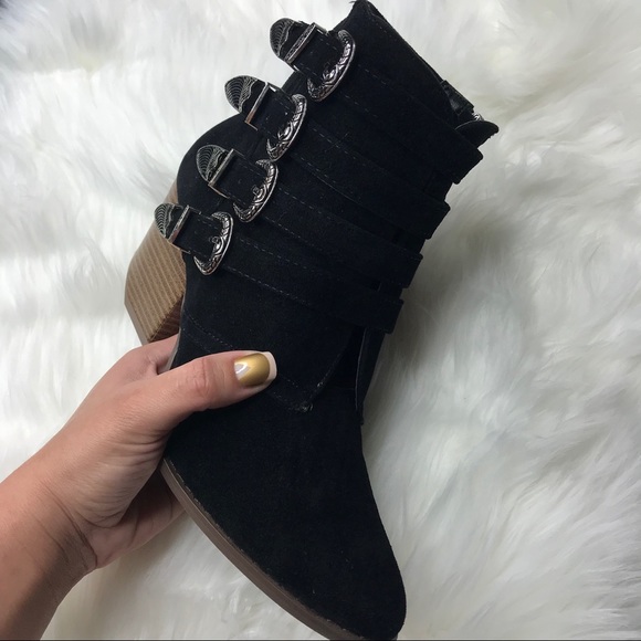 💥LAST PAIR SIZE 8💥 VEGAN Western Ankle Boot - Picture 4 of 8